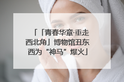 「青春华章·重走西北角」博物馆丑东西为“神马”爆火