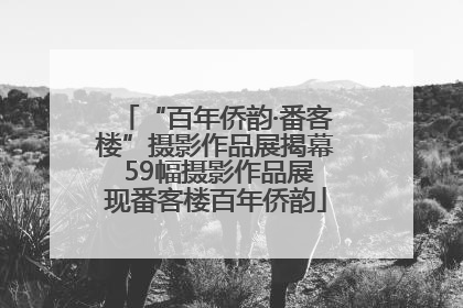 “百年侨韵·番客楼”摄影作品展揭幕 59幅摄影作品展现番客楼百年侨韵