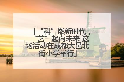 “科”燃新时代，“艺”起向未来 这场活动在成都大邑北街小学举行