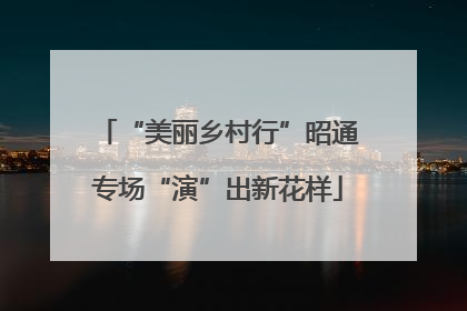 “美丽乡村行”昭通专场“演”出新花样