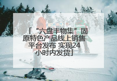“六盘丰物集”固原特色产品线上销售平台发布 实现24小时内发货