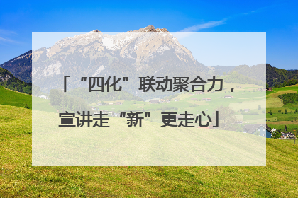 “四化”联动聚合力，宣讲走“新”更走心