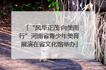 “风华正茂·向美而行”河南省青少年美育展演在省文化馆举办