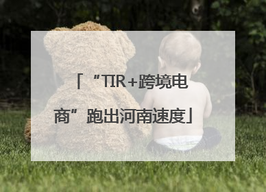 “TIR+跨境电商”跑出河南速度