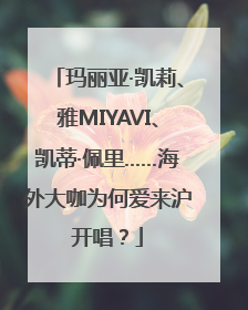 玛丽亚·凯莉、雅MIYAVI、凯蒂·佩里……海外大咖为何爱来沪开唱？