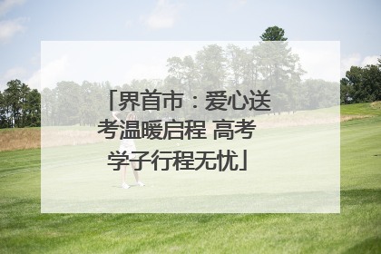 界首市：爱心送考温暖启程 高考学子行程无忧