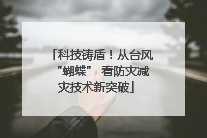 科技铸盾！从台风“蝴蝶” 看防灾减灾技术新突破