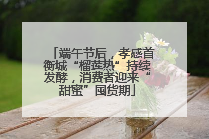 端午节后，孝感首衡城“榴莲热”持续发酵，消费者迎来“甜蜜”囤货期
