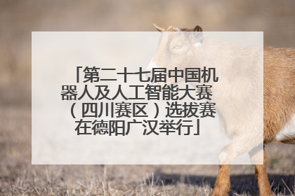 第二十七届中国机器人及人工智能大赛（四川赛区）选拔赛在德阳广汉举行