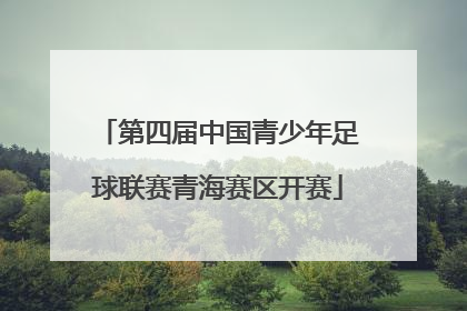 第四届中国青少年足球联赛青海赛区开赛