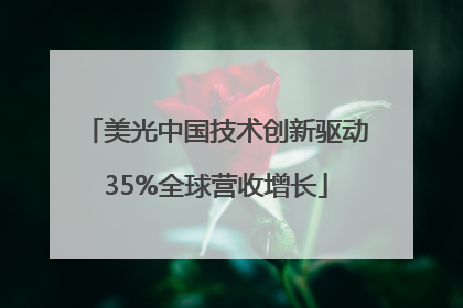 美光中国技术创新驱动35%全球营收增长