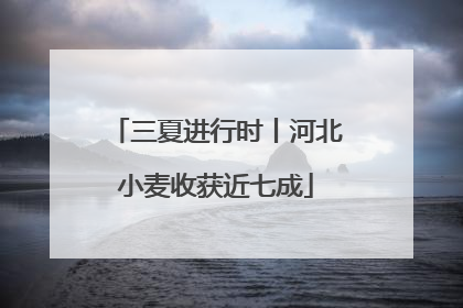 三夏进行时丨河北小麦收获近七成