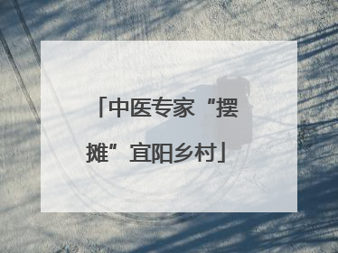 中医专家“摆摊”宜阳乡村