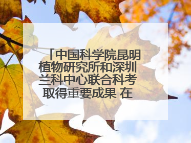 中国科学院昆明植物研究所和深圳兰科中心联合科考取得重要成果 在神农架发现两种“国保”级兰花