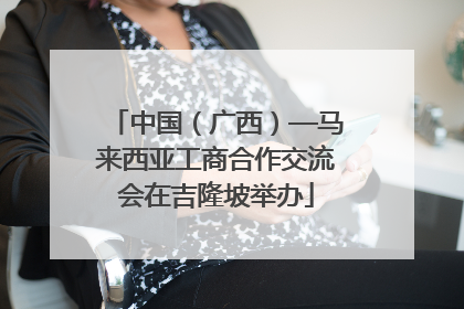 中国（广西）—马来西亚工商合作交流会在吉隆坡举办