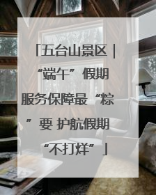 五台山景区｜“端午”假期 服务保障最“粽”要 护航假期“不打烊”