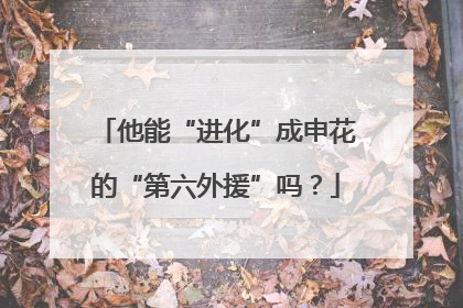 他能“进化”成申花的“第六外援”吗？