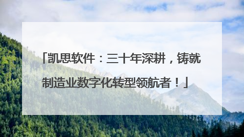 凯思软件：三十年深耕，铸就制造业数字化转型领航者！