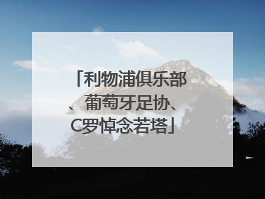 利物浦俱乐部、葡萄牙足协、C罗悼念若塔