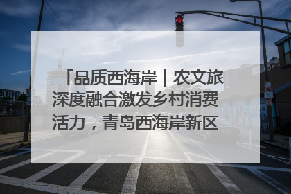 品质西海岸｜农文旅深度融合激发乡村消费活力，青岛西海岸新区的乡村振兴实践