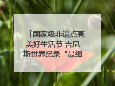 国家级非遗点亮美好生活节 吉尼斯世界纪录“最细手工切面”邀您来品！｜美好生活有“盐”味