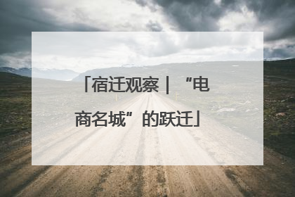 宿迁观察｜“电商名城”的跃迁