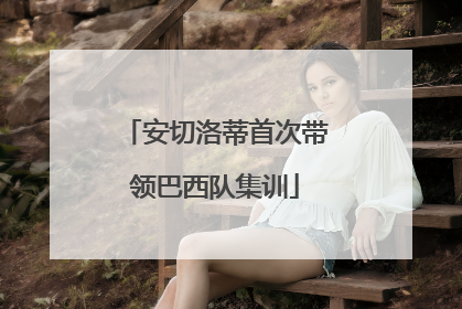 安切洛蒂首次带领巴西队集训