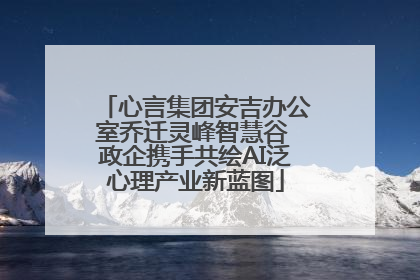 心言集团安吉办公室乔迁灵峰智慧谷 政企携手共绘AI泛心理产业新蓝图