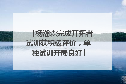 杨瀚森完成开拓者试训获积极评价，单独试训开局良好