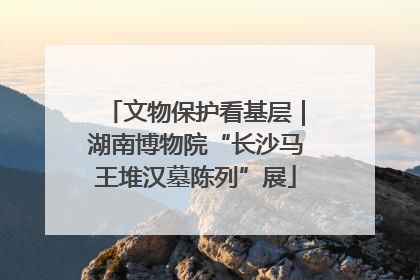 文物保护看基层｜湖南博物院“长沙马王堆汉墓陈列”展