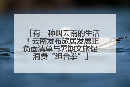 有一种叫云南的生活！云南发布旅居发展正负面清单与暑期文旅促消费“组合拳”