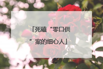 死磕“零口供”案的细心人
