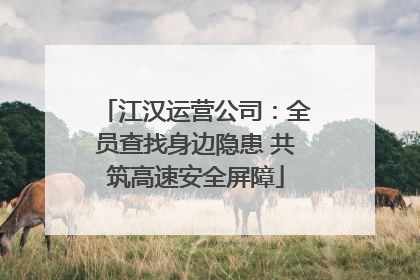 江汉运营公司：全员查找身边隐患 共筑高速安全屏障
