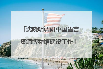 沈晓明调研中国语言资源博物馆建设工作
