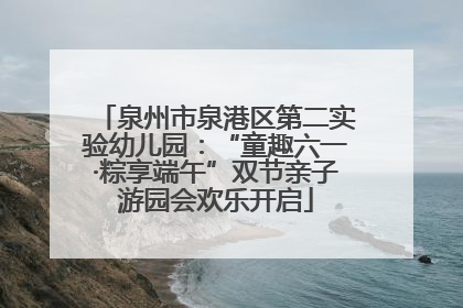 泉州市泉港区第二实验幼儿园:“童趣六一·粽享端午”双节亲子游园会欢乐开启
