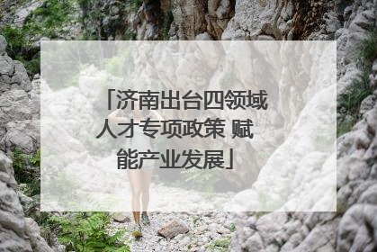 济南出台四领域人才专项政策 赋能产业发展