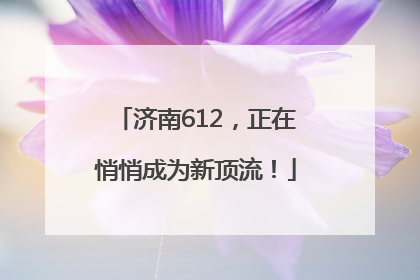 济南612，正在悄悄成为新顶流！