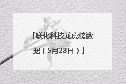 联化科技龙虎榜数据（5月28日）