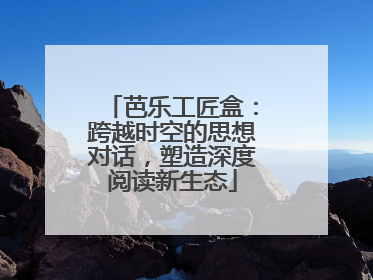 芭乐工匠盒：跨越时空的思想对话，塑造深度阅读新生态