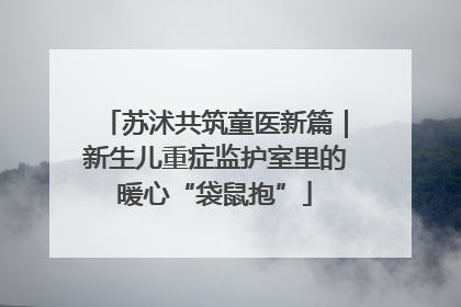 苏沭共筑童医新篇｜新生儿重症监护室里的暖心“袋鼠抱”