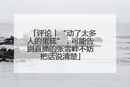 评论丨“动了太多人的蛋糕”，可能告别直播的张雪峰不妨把话说清楚