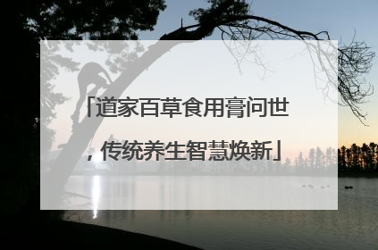 道家百草食用膏问世，传统养生智慧焕新