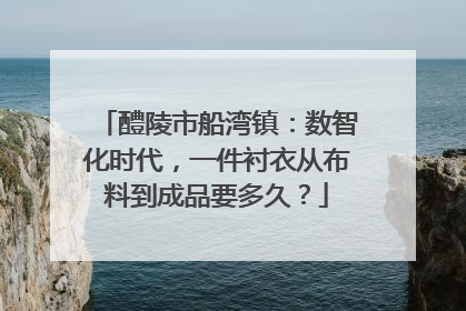 醴陵市船湾镇：数智化时代，一件衬衣从布料到成品要多久？