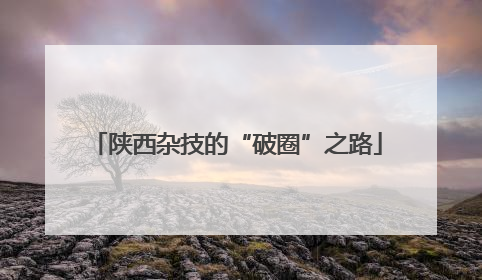 陕西杂技的“破圈”之路