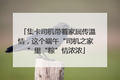 集卡司机带着家属传温情，这个端午“司机之家”里“粽”情浓浓