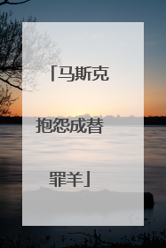马斯克抱怨成替罪羊