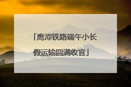 鹰潭铁路端午小长假运输圆满收官