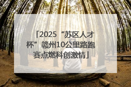 2025“苏区人才杯”赣州10公里路跑赛点燃科创激情