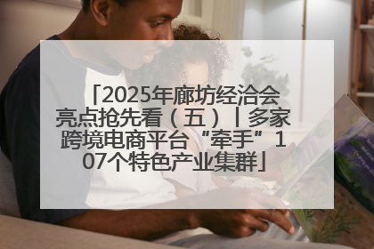 2025年廊坊经洽会亮点抢先看（五）丨多家跨境电商平台“牵手”107个特色产业集群