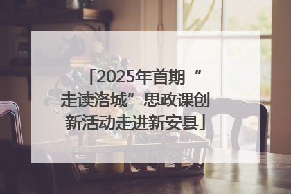 2025年首期“走读洛城”思政课创新活动走进新安县